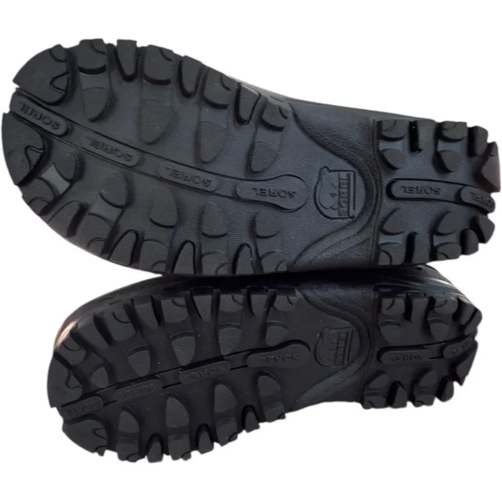 Sorel Kids Super Trooper Black Pull-On Insulated Winter Boots. Size 12 Kids.
